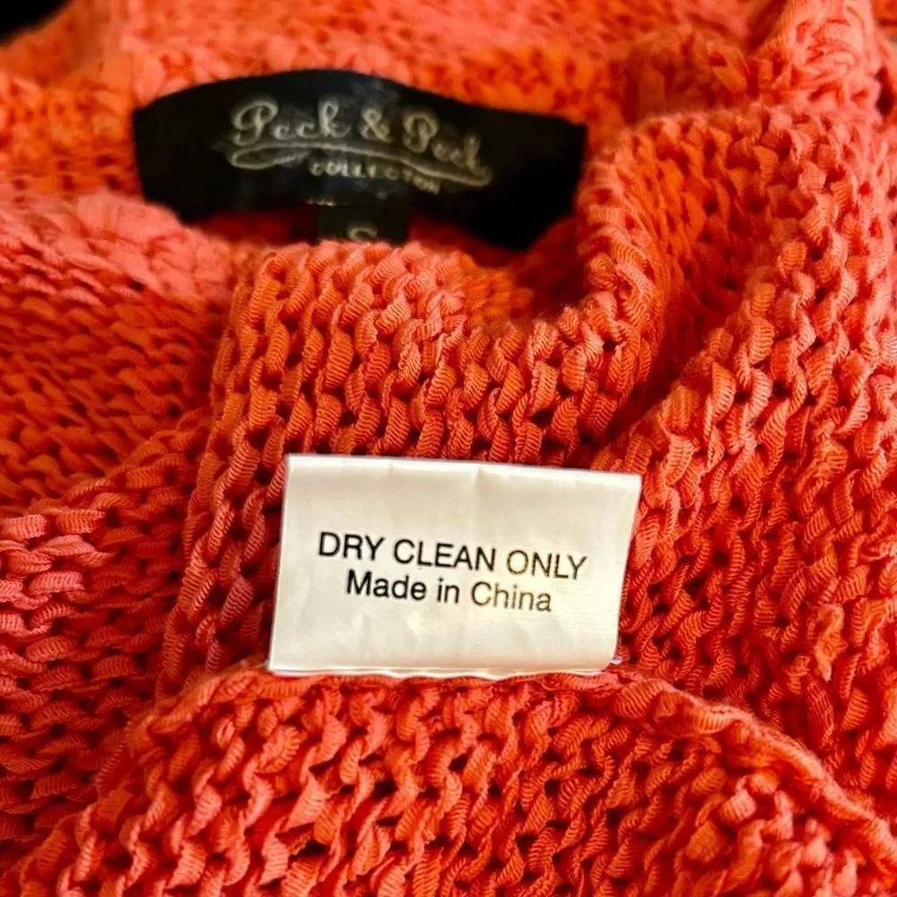 Peck & Peck collection knit sweater. Size S.